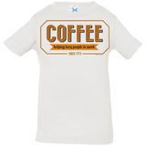 T-Shirts White / 6 Months Coffee For Lazy People Infant PremiumT-Shirt