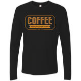 T-Shirts Black / Small Coffee For Lazy People Men's Premium Long Sleeve