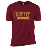 T-Shirts Cardinal / X-Small Coffee For Lazy People Men's Premium T-Shirt