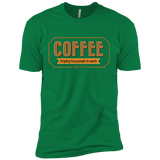 T-Shirts Kelly Green / X-Small Coffee For Lazy People Men's Premium T-Shirt