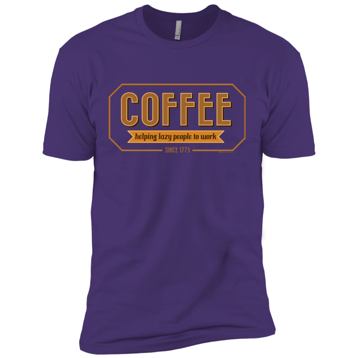 T-Shirts Purple Rush/ / X-Small Coffee For Lazy People Men's Premium T-Shirt