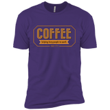 T-Shirts Purple Rush/ / X-Small Coffee For Lazy People Men's Premium T-Shirt