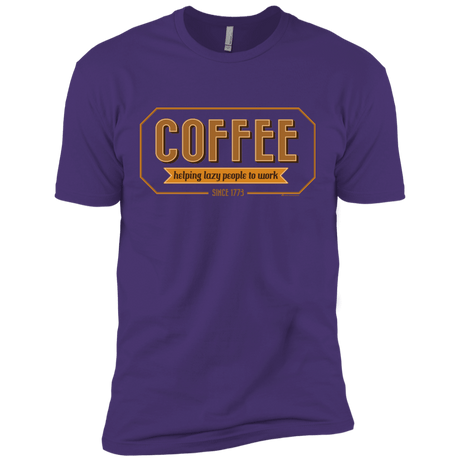 T-Shirts Purple Rush/ / X-Small Coffee For Lazy People Men's Premium T-Shirt