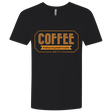 T-Shirts Black / X-Small Coffee For Lazy People Men's Premium V-Neck