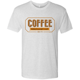 T-Shirts Heather White / Small Coffee For Lazy People Men's Triblend T-Shirt