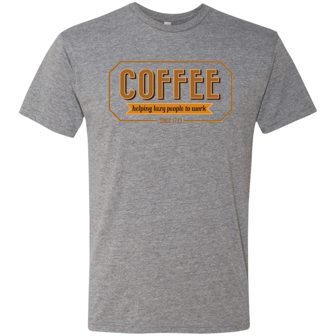 T-Shirts Premium Heather / Small Coffee For Lazy People Men's Triblend T-Shirt