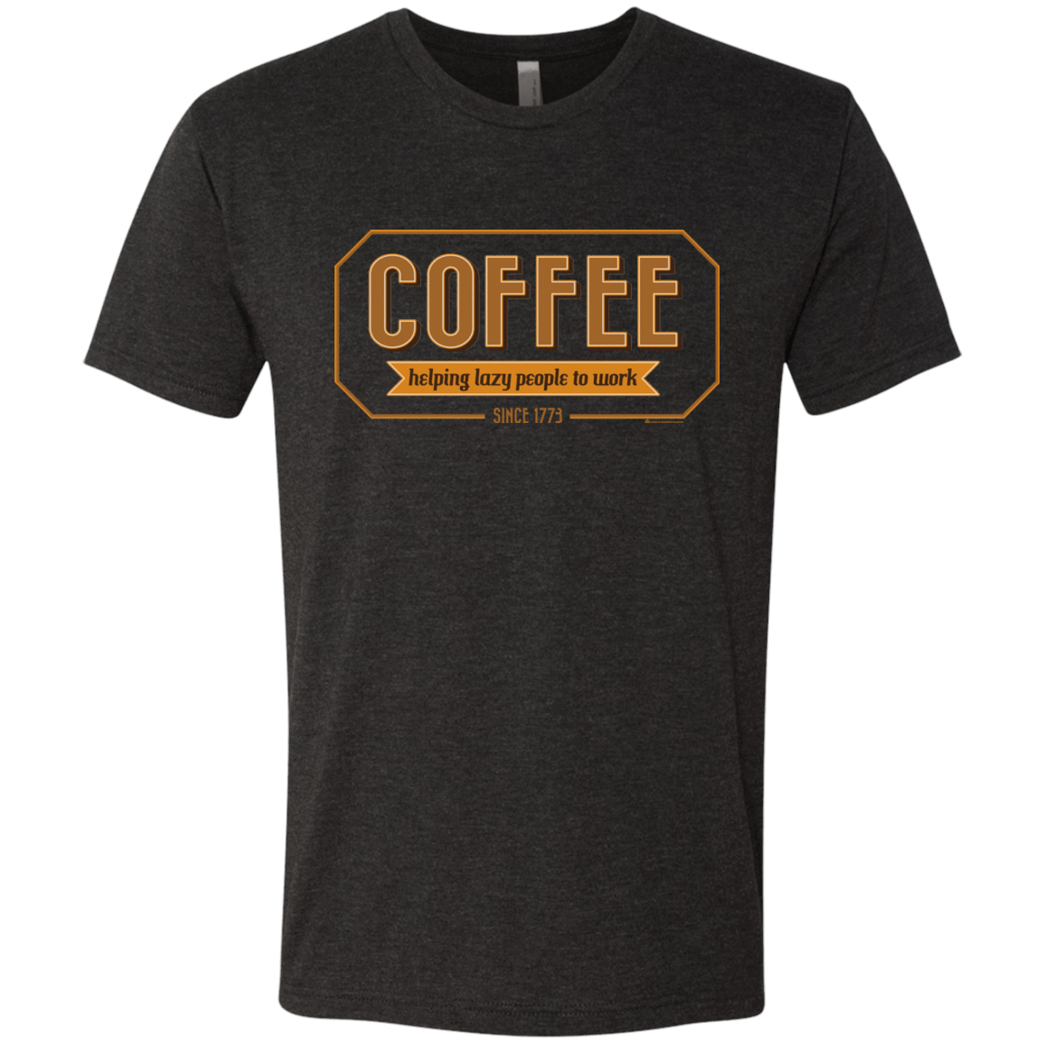 T-Shirts Vintage Black / Small Coffee For Lazy People Men's Triblend T-Shirt