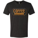 T-Shirts Vintage Black / Small Coffee For Lazy People Men's Triblend T-Shirt