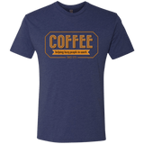 T-Shirts Vintage Navy / Small Coffee For Lazy People Men's Triblend T-Shirt