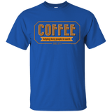 T-Shirts Royal / Small Coffee For Lazy People T-Shirt