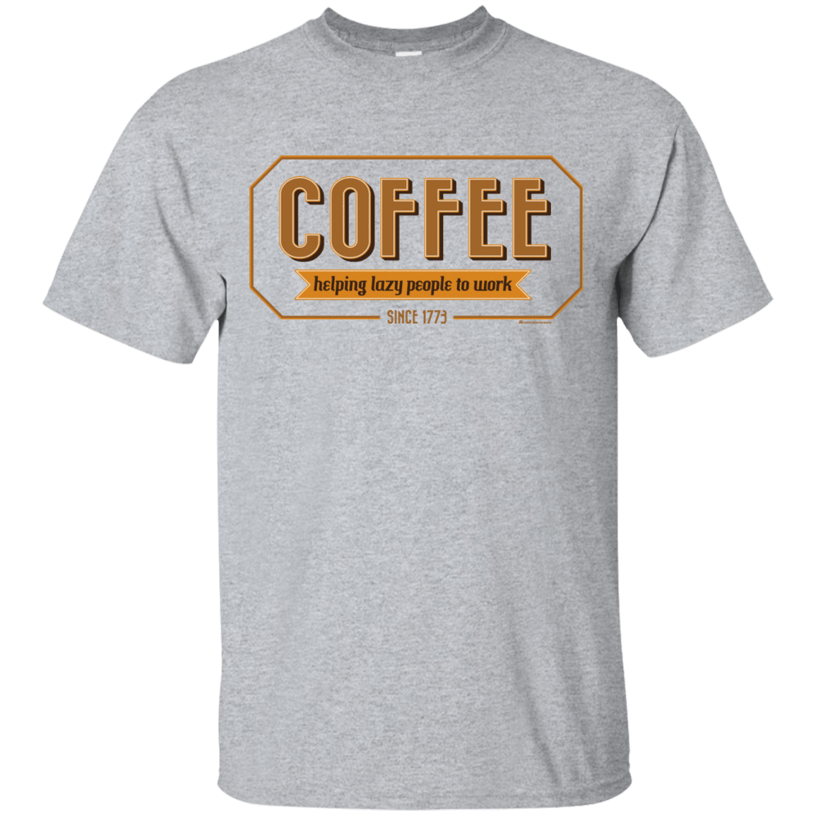 T-Shirts Sport Grey / Small Coffee For Lazy People T-Shirt