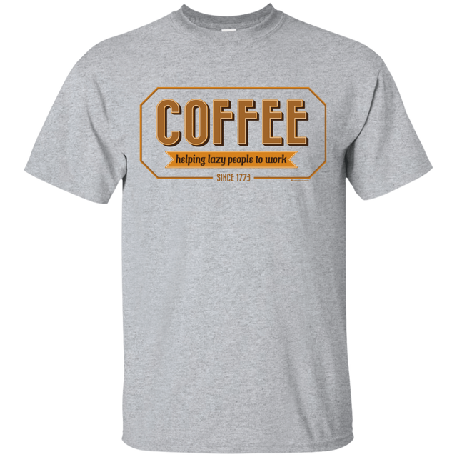 T-Shirts Sport Grey / Small Coffee For Lazy People T-Shirt