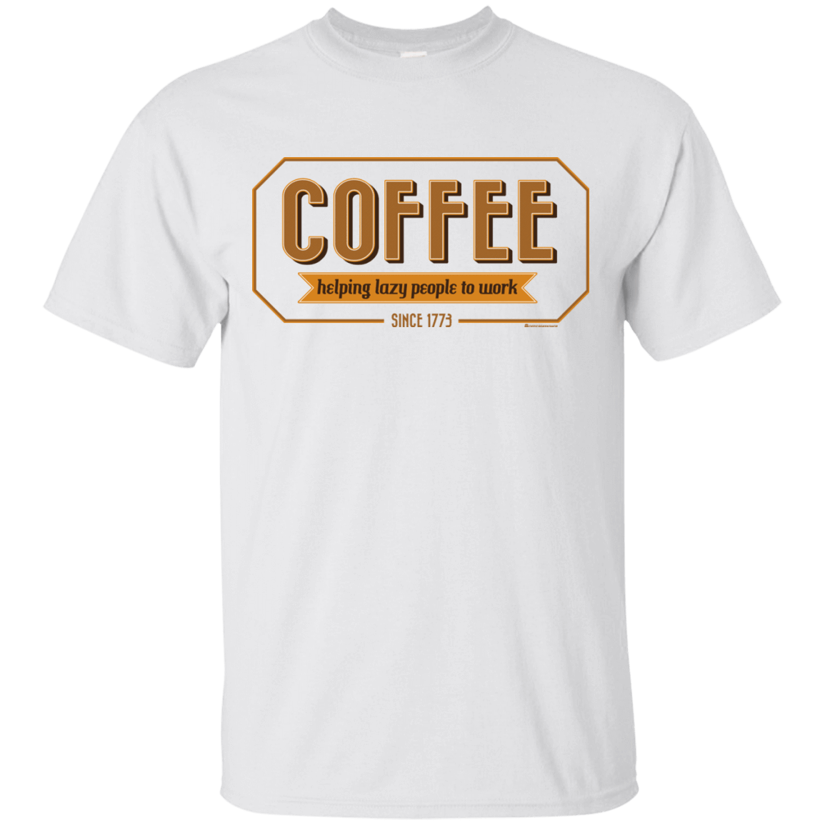 T-Shirts White / Small Coffee For Lazy People T-Shirt