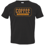 T-Shirts Black / 2T Coffee For Lazy People Toddler Premium T-Shirt