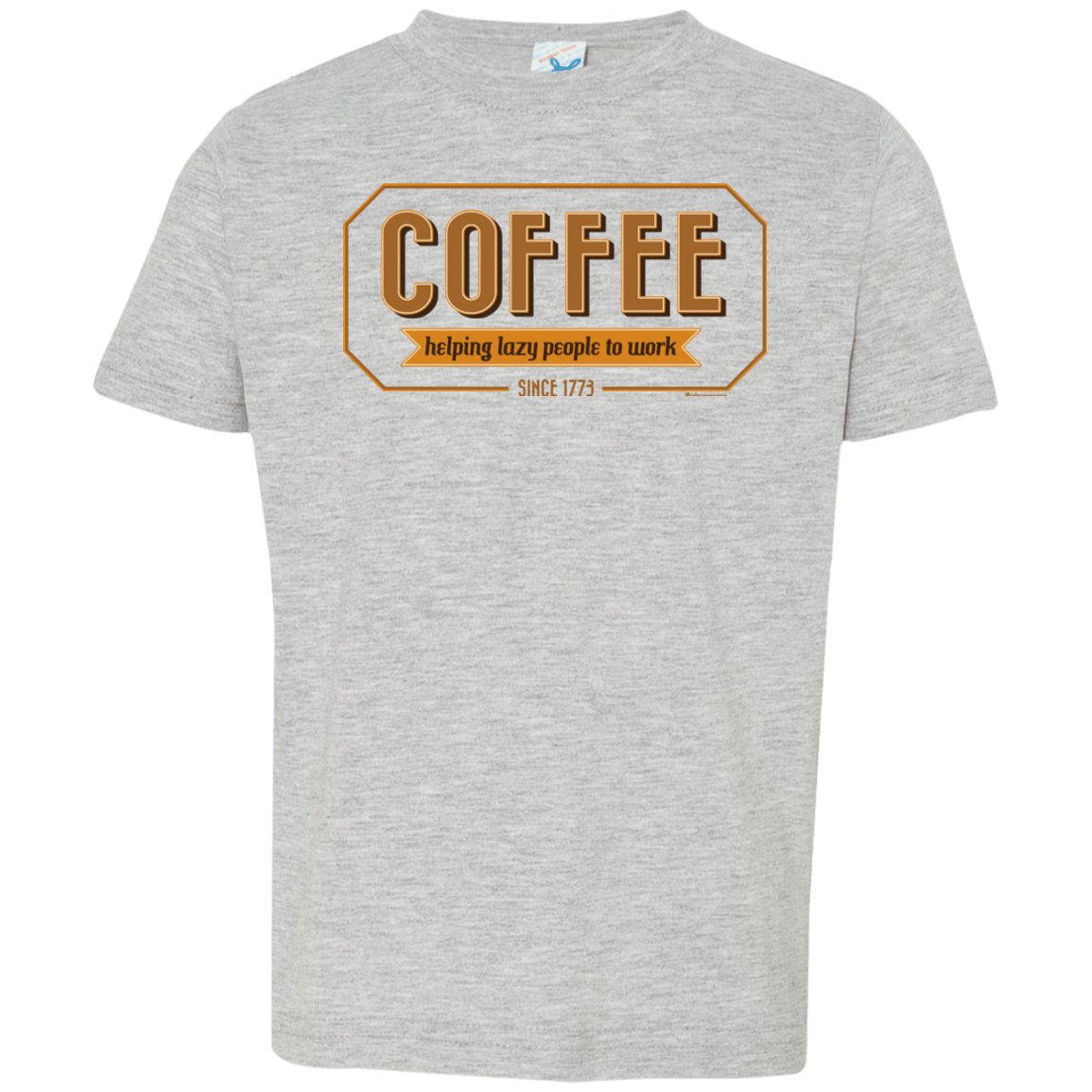 T-Shirts Heather Grey / 2T Coffee For Lazy People Toddler Premium T-Shirt