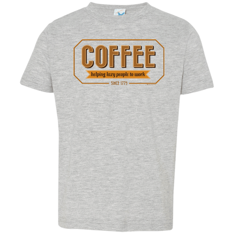 T-Shirts Heather Grey / 2T Coffee For Lazy People Toddler Premium T-Shirt