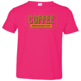 T-Shirts Hot Pink / 2T Coffee For Lazy People Toddler Premium T-Shirt