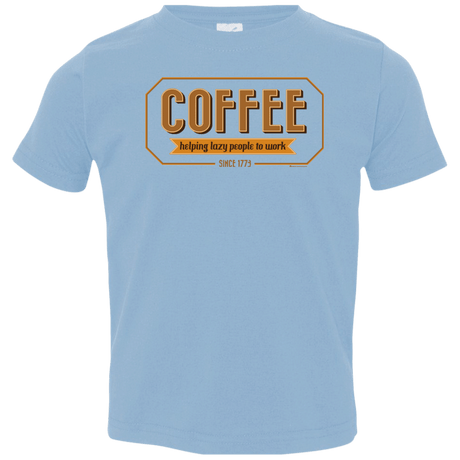 T-Shirts Light Blue / 2T Coffee For Lazy People Toddler Premium T-Shirt