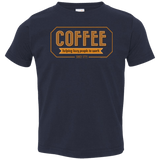 T-Shirts Navy / 2T Coffee For Lazy People Toddler Premium T-Shirt