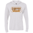 T-Shirts Heather White / X-Small Coffee For Lazy People Triblend Long Sleeve Hoodie Tee