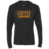 T-Shirts Vintage Black / X-Small Coffee For Lazy People Triblend Long Sleeve Hoodie Tee