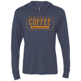 T-Shirts Vintage Navy / X-Small Coffee For Lazy People Triblend Long Sleeve Hoodie Tee
