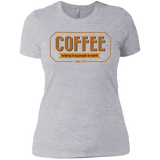 T-Shirts Heather Grey / X-Small Coffee For Lazy People Women's Premium T-Shirt