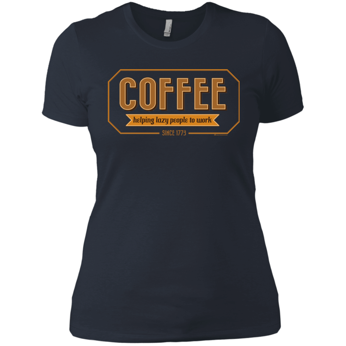 T-Shirts Indigo / X-Small Coffee For Lazy People Women's Premium T-Shirt