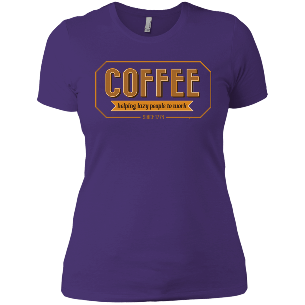 T-Shirts Purple Rush/ / X-Small Coffee For Lazy People Women's Premium T-Shirt
