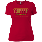 T-Shirts Red / X-Small Coffee For Lazy People Women's Premium T-Shirt