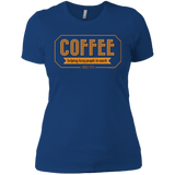 T-Shirts Royal / X-Small Coffee For Lazy People Women's Premium T-Shirt