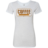 T-Shirts Heather White / Small Coffee For Lazy People Women's Triblend T-Shirt