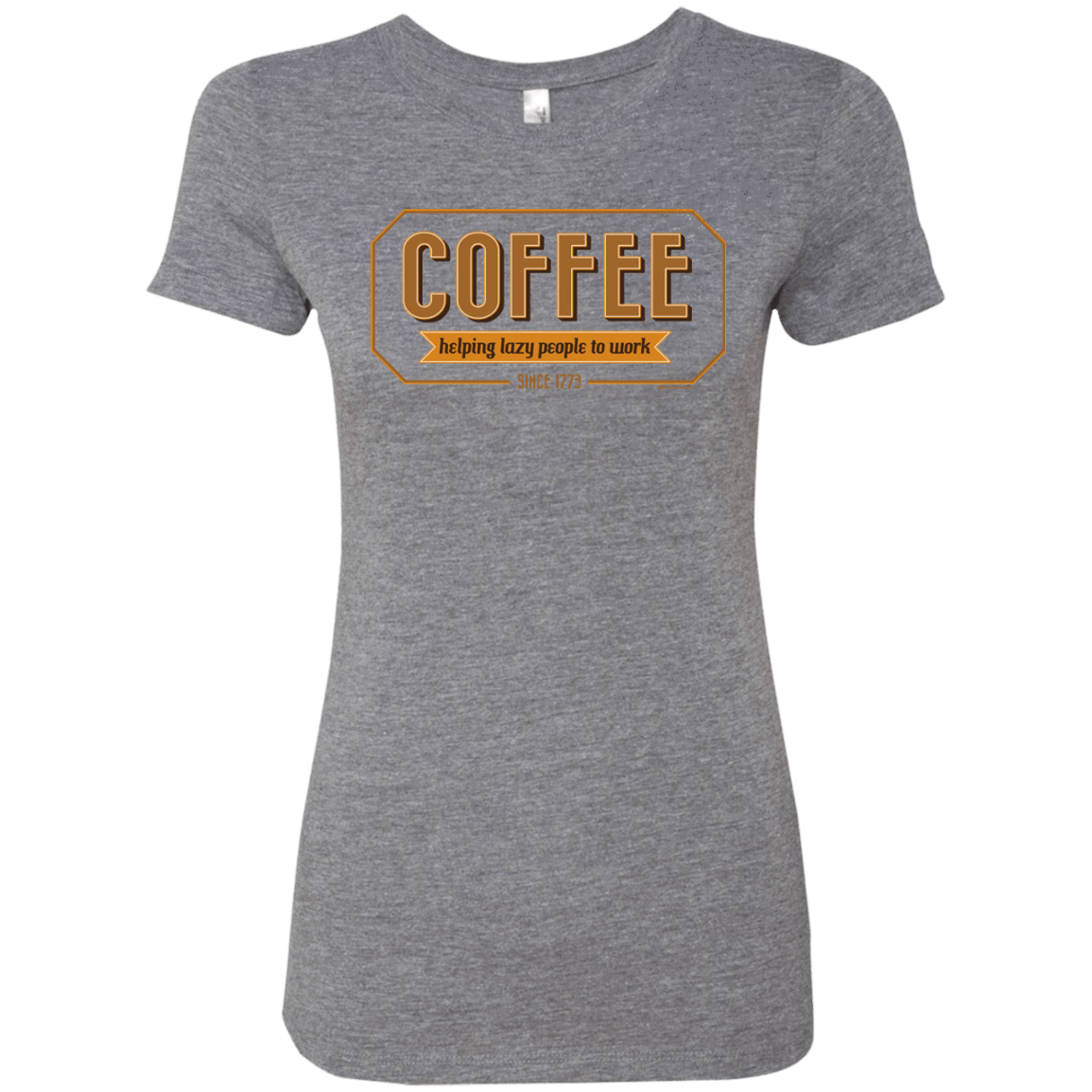 T-Shirts Premium Heather / Small Coffee For Lazy People Women's Triblend T-Shirt