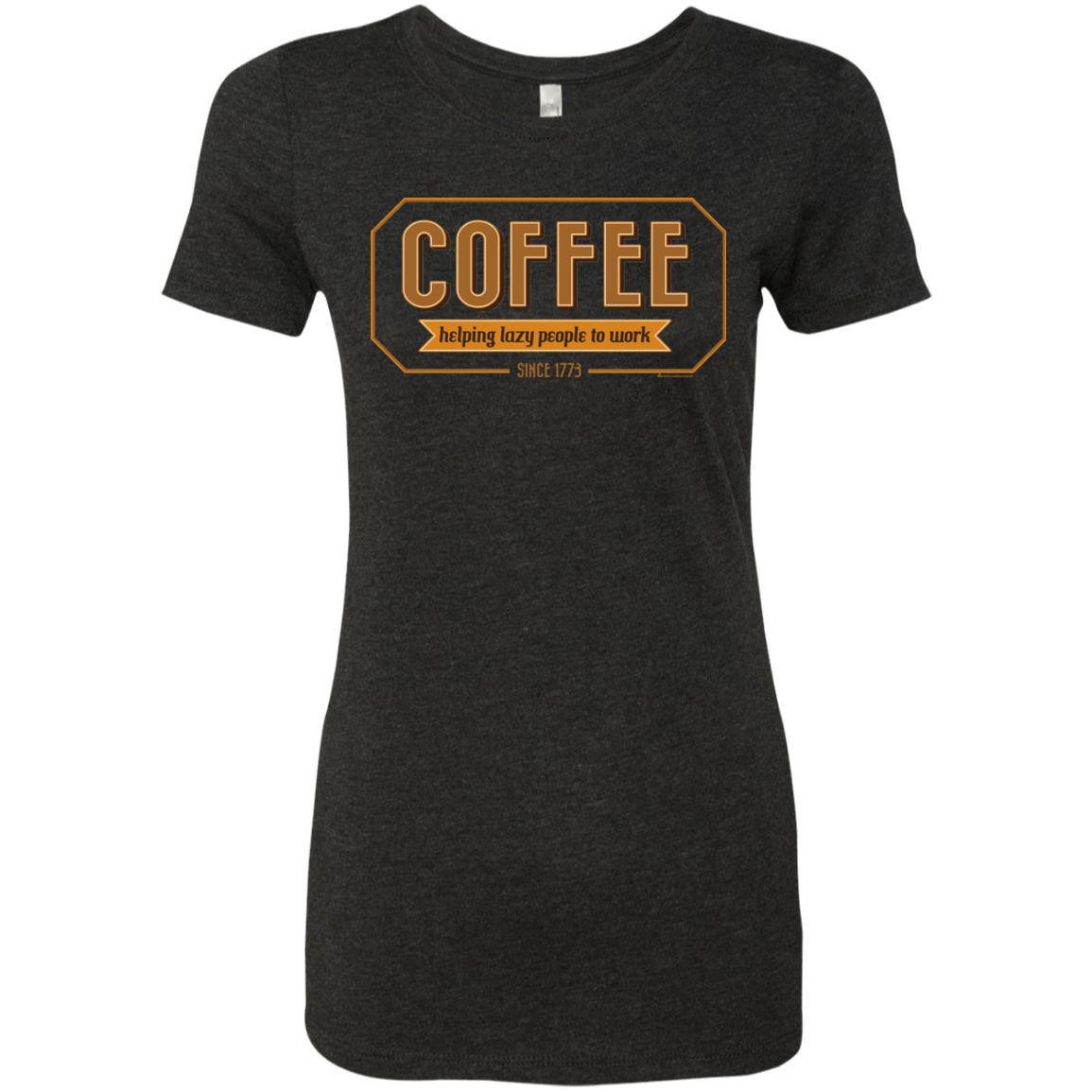 T-Shirts Vintage Black / Small Coffee For Lazy People Women's Triblend T-Shirt