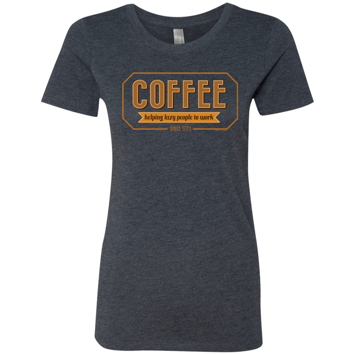 T-Shirts Vintage Navy / Small Coffee For Lazy People Women's Triblend T-Shirt