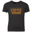 T-Shirts Vintage Black / YXS Coffee For Lazy People Youth Triblend T-Shirt