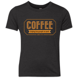 T-Shirts Vintage Black / YXS Coffee For Lazy People Youth Triblend T-Shirt