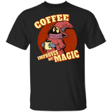 T-Shirts Black / S Coffee Improves My Magic T-Shirt
