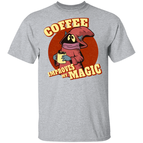 T-Shirts Sport Grey / S Coffee Improves My Magic T-Shirt