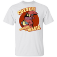 T-Shirts White / S Coffee Improves My Magic T-Shirt
