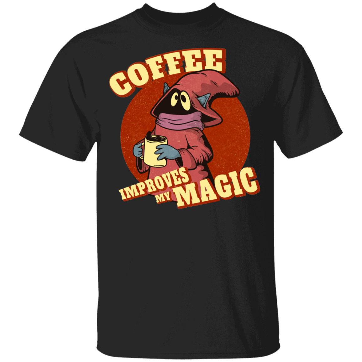 T-Shirts Black / YXS Coffee Improves My Magic Youth T-Shirt
