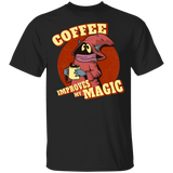 T-Shirts Black / YXS Coffee Improves My Magic Youth T-Shirt