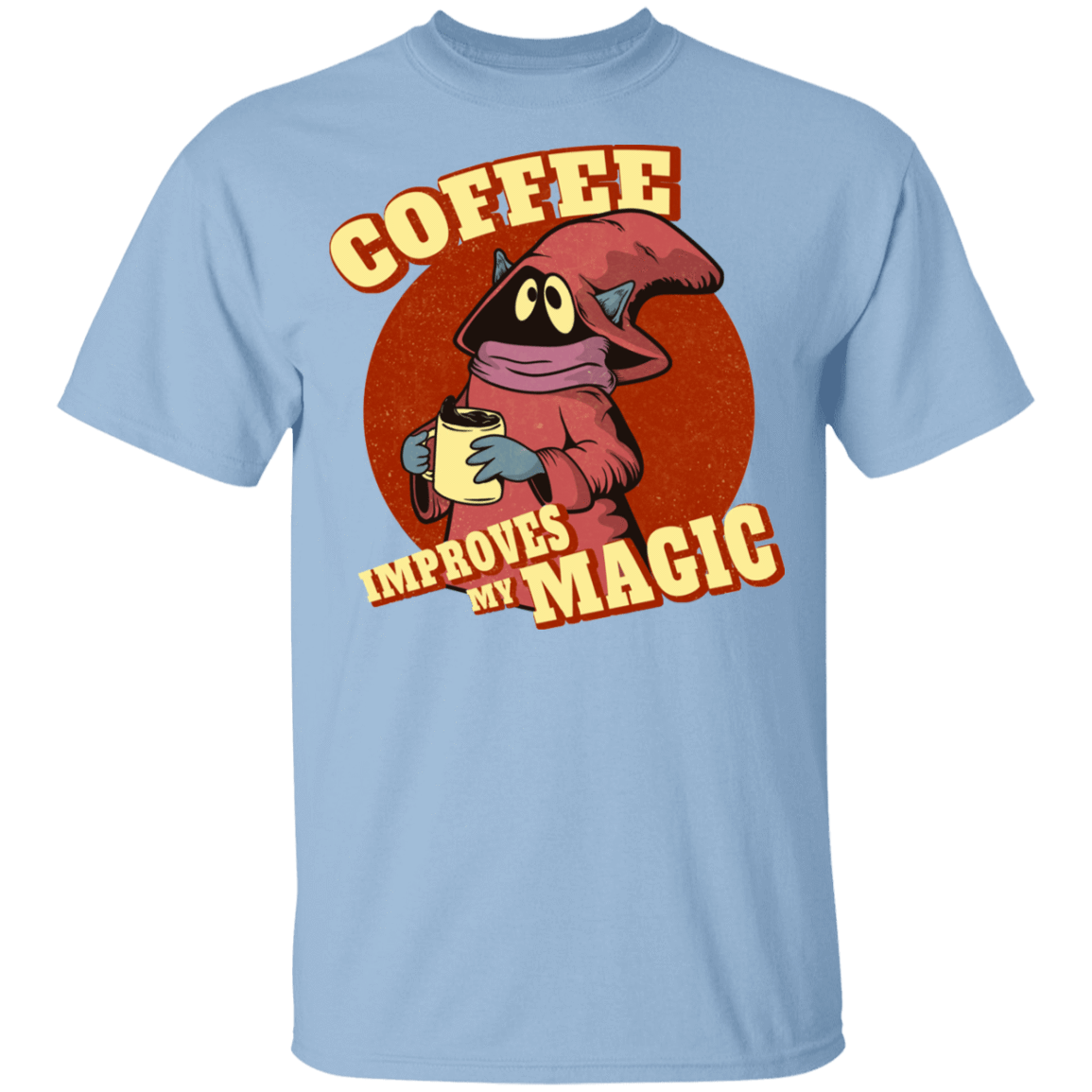 T-Shirts Light Blue / YXS Coffee Improves My Magic Youth T-Shirt