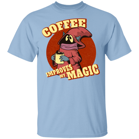 T-Shirts Light Blue / YXS Coffee Improves My Magic Youth T-Shirt