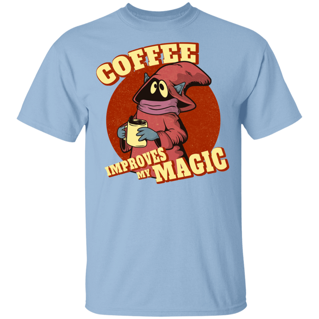 T-Shirts Light Blue / YXS Coffee Improves My Magic Youth T-Shirt
