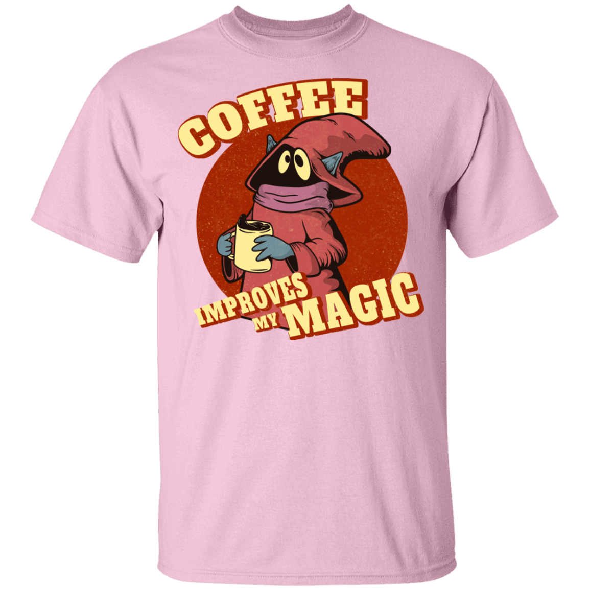 T-Shirts Light Pink / YXS Coffee Improves My Magic Youth T-Shirt