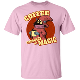 T-Shirts Light Pink / YXS Coffee Improves My Magic Youth T-Shirt