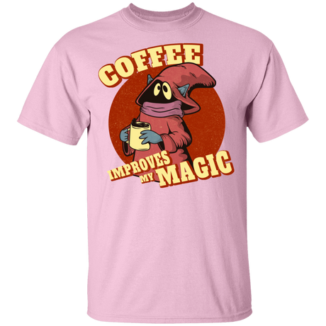T-Shirts Light Pink / YXS Coffee Improves My Magic Youth T-Shirt