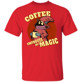 T-Shirts Red / YXS Coffee Improves My Magic Youth T-Shirt