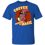 T-Shirts Royal / YXS Coffee Improves My Magic Youth T-Shirt